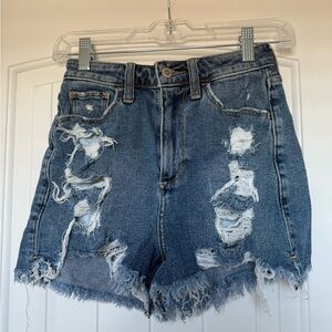 Hollister Shorts curvy ultra high rise mom short 3” size 0 / 00 / 24